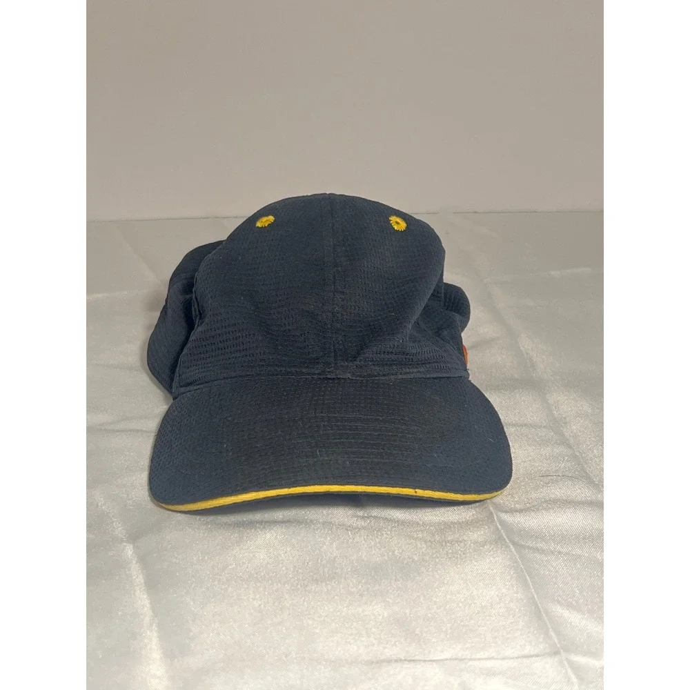 McDonald's Black Yellow Mesh‎ Embroidered Logo Baseball Cap Hat Snapback